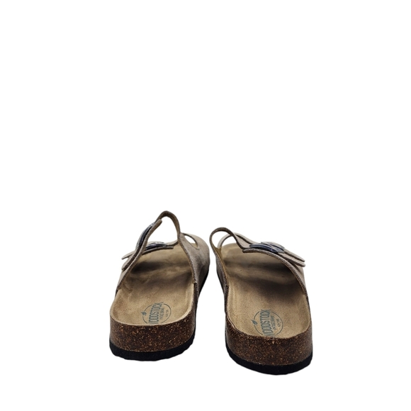 Woodstock Men's Bert Two Straps Slide Sandals Tan- 9 - Picture 4 of 7